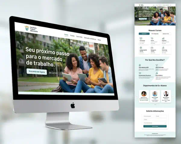 Desenvolvimento web para instituições de ensino e plataformas de educação