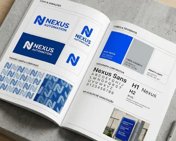 Criação de Logos e Materiais Editoriais