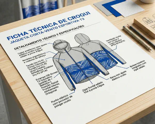 Planejamento de Coleção e Fichas Técnicas